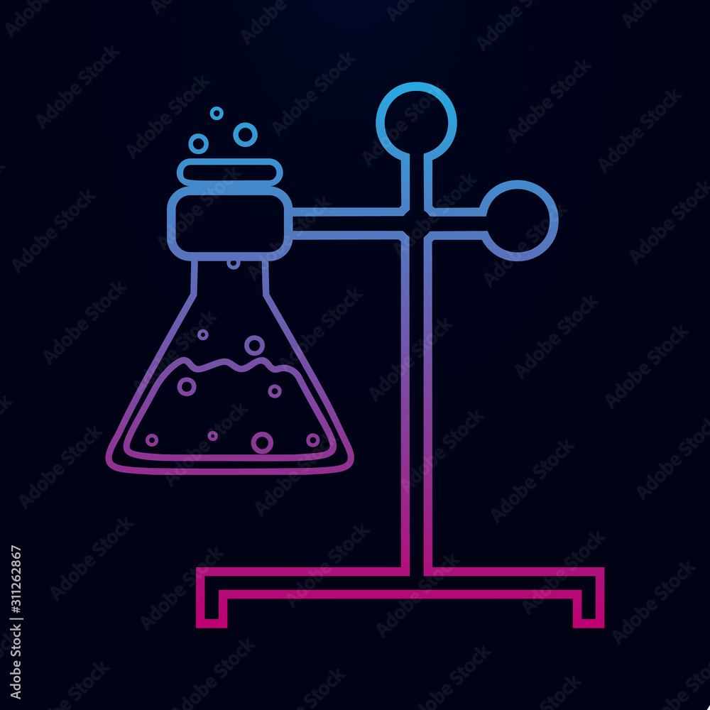 Burner laboratory nolan icon. Simple thin line, outline vector of sciense icons for ui and ux, website or mobile application Burner laboratory nolan icon. Simple thin line, outline vector of sciense icons for ui and ux, website or mobile application
