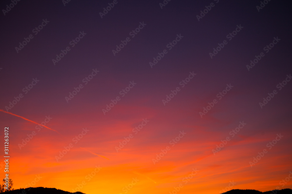Fototapeta Hot Abstraction of a sunset