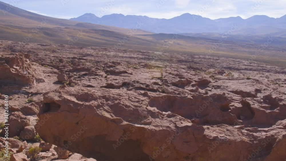 Landscape of the Atacama, Chile, highest desert in the world, mars surface Landscape of the Atacama, Chile, highest desert in the world, mars surface