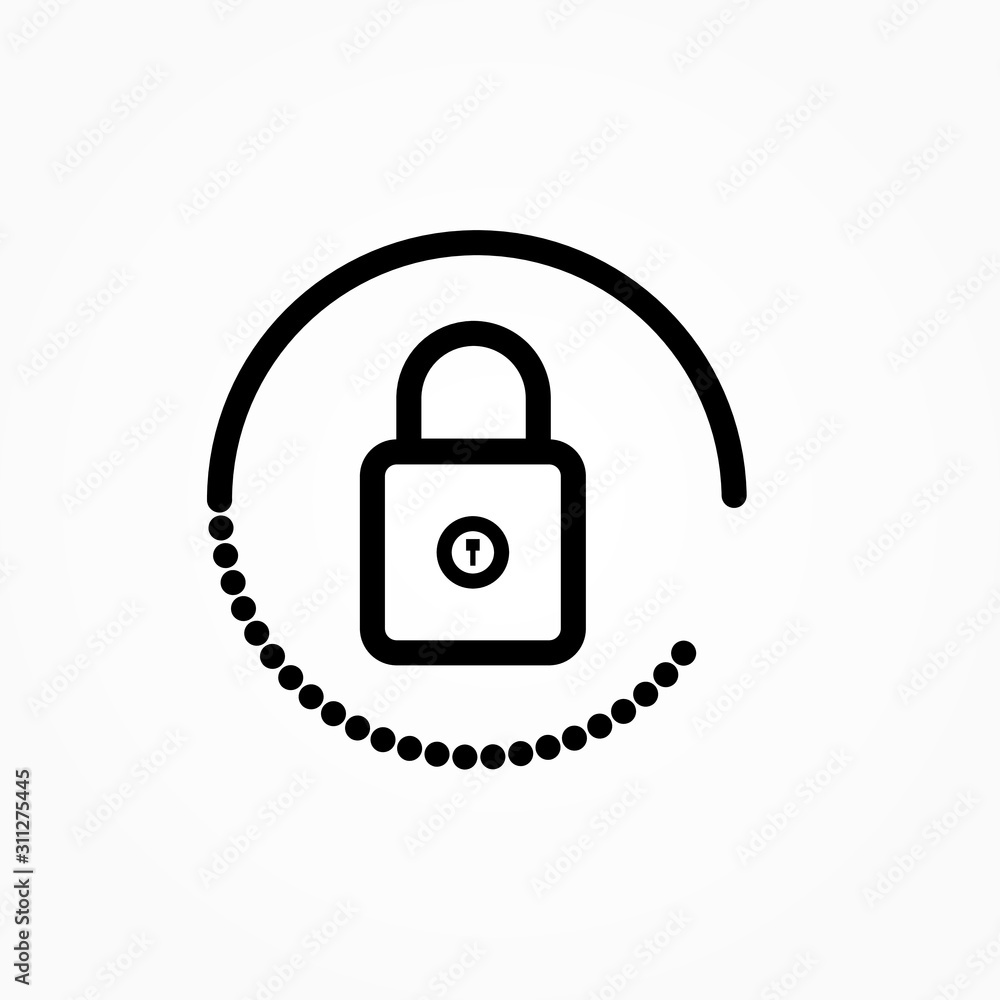 lock sign icon design vector illustration lock sign icon design vector illustration