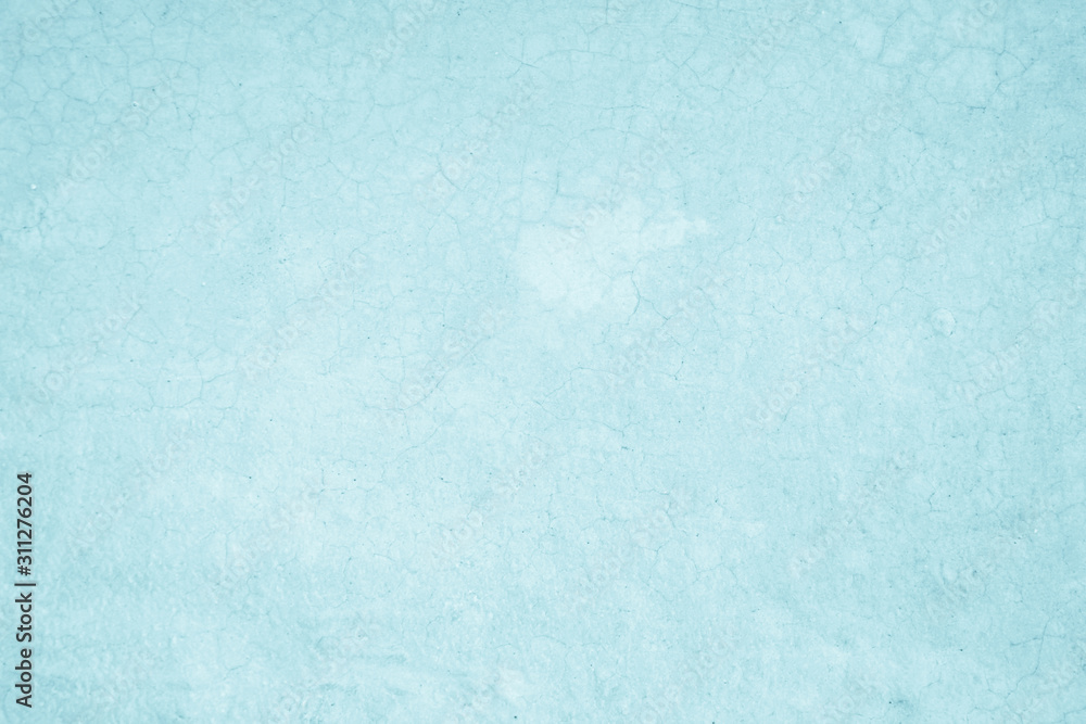 Pastel Blue and White concrete stone texture for background in summer wallpaper. Cement and sand wall of tone vintage. Concrete abstract wall of light blue color, cement texture background for design.