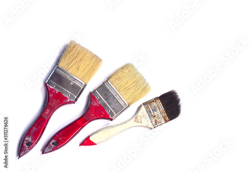 Wallpaper Mural Paint brush isolated on white background Torontodigital.ca