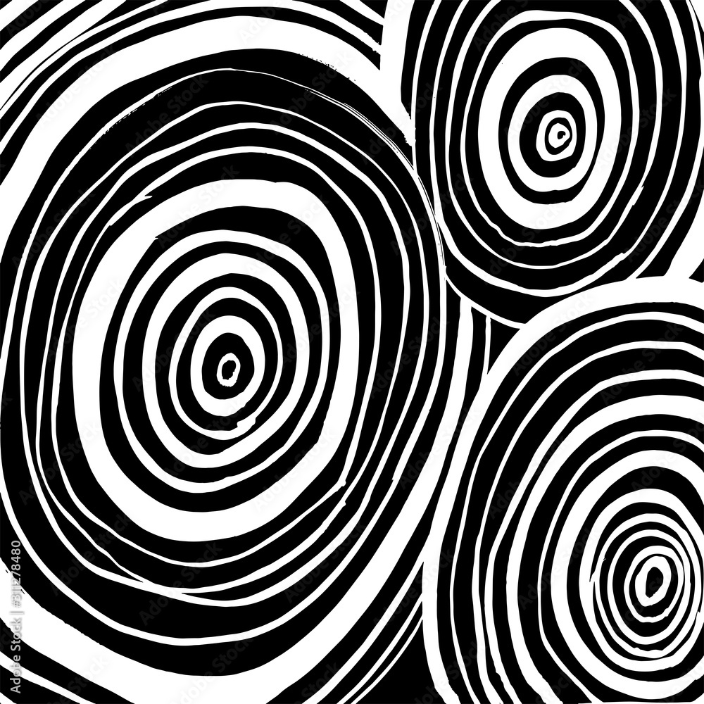 Obraz premium Grunge brush pattern. Texture. White and black vector.