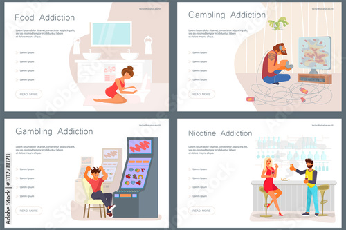 Addicted and Bad habits people