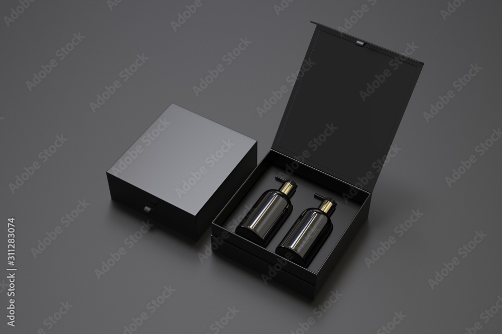Blank body and hand wash dispatcher for branding, 3d render illustration. Blank body and hand wash dispatcher for branding, 3d render illustration.
