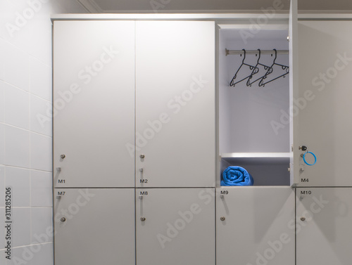 White Locker Set