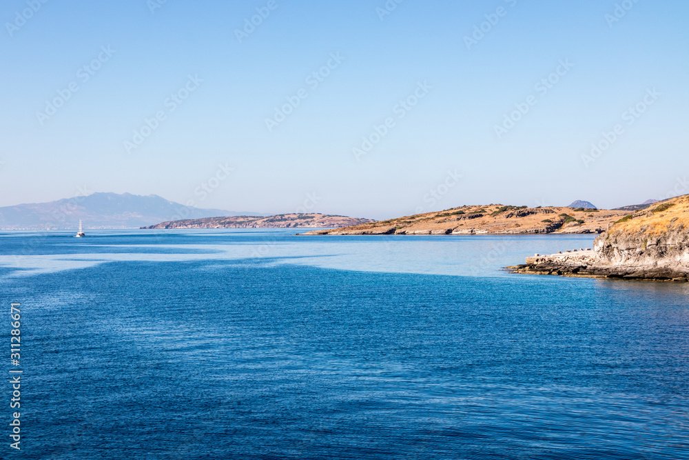 The Turkish coastline near Bodrum