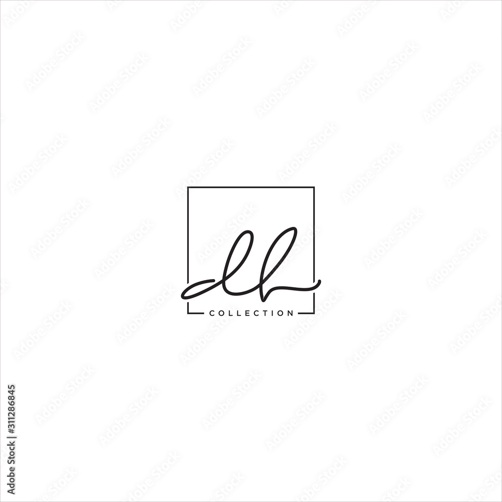 vector logo with the initials vector logo with the initials