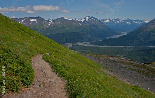 Trail to Exit Glacier, Seward, Alaska