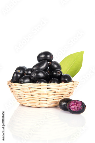Jambolan plum or Java plum (Syzygium cumini)
