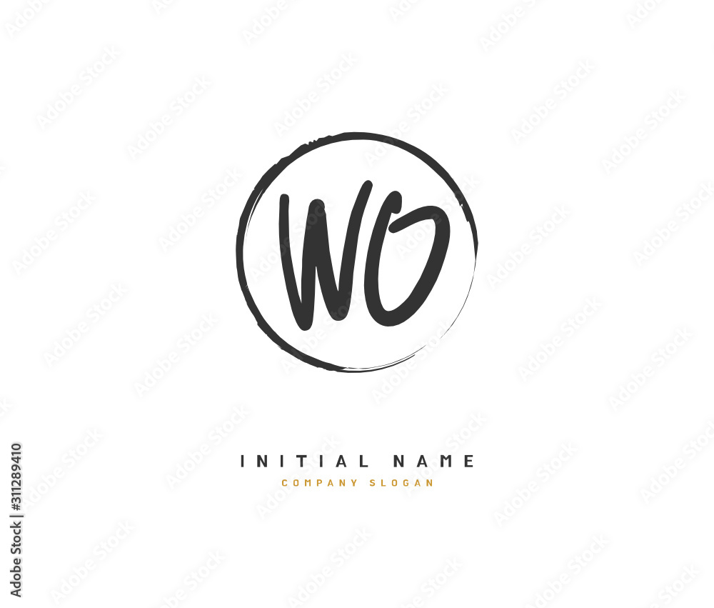 W O WO Beauty vector initial logo, handwriting logo of initial signature, wedding, fashion, jewerly, boutique, floral and botanical with creative template for any company or business. W O WO Beauty vector initial logo, handwriting logo of initial signature, wedding, fashion, jewerly, boutique, floral and botanical with creative template for any company or business.