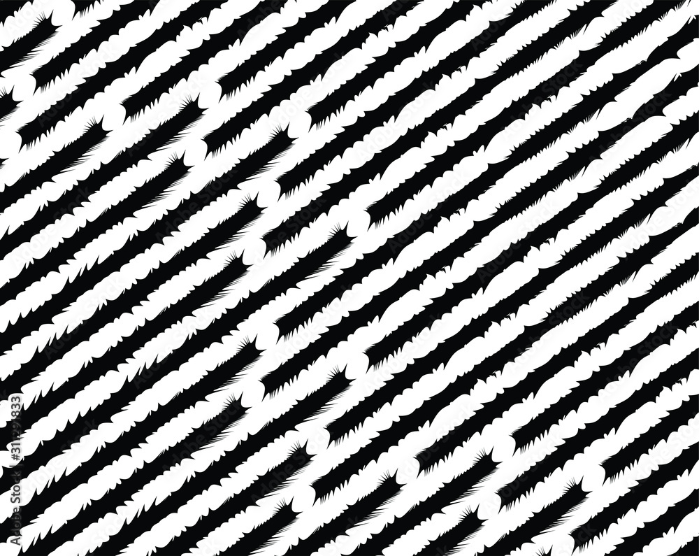 Digital image with a psychedelic stripes Wave design black and white. Optical art background. Texture with wavy, curves lines. Vector illustration Digital image with a psychedelic stripes Wave design black and white. Optical art background. Texture with wavy, curves lines. Vector illustration