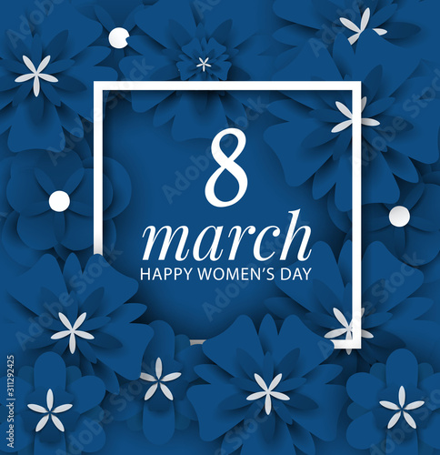 8 March. International happy women's day