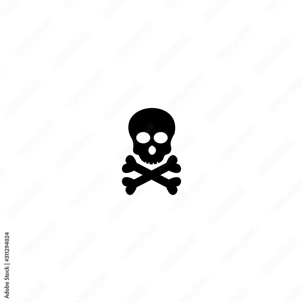 toxic hazard sign icon vector design symbol
