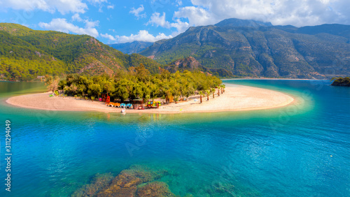Oludeniz Beach And Blue Lagoon, Oludeniz beach is best beaches in Turkey - Fethiye, Turkey  © muratart