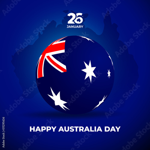 Happy Australia Day Background