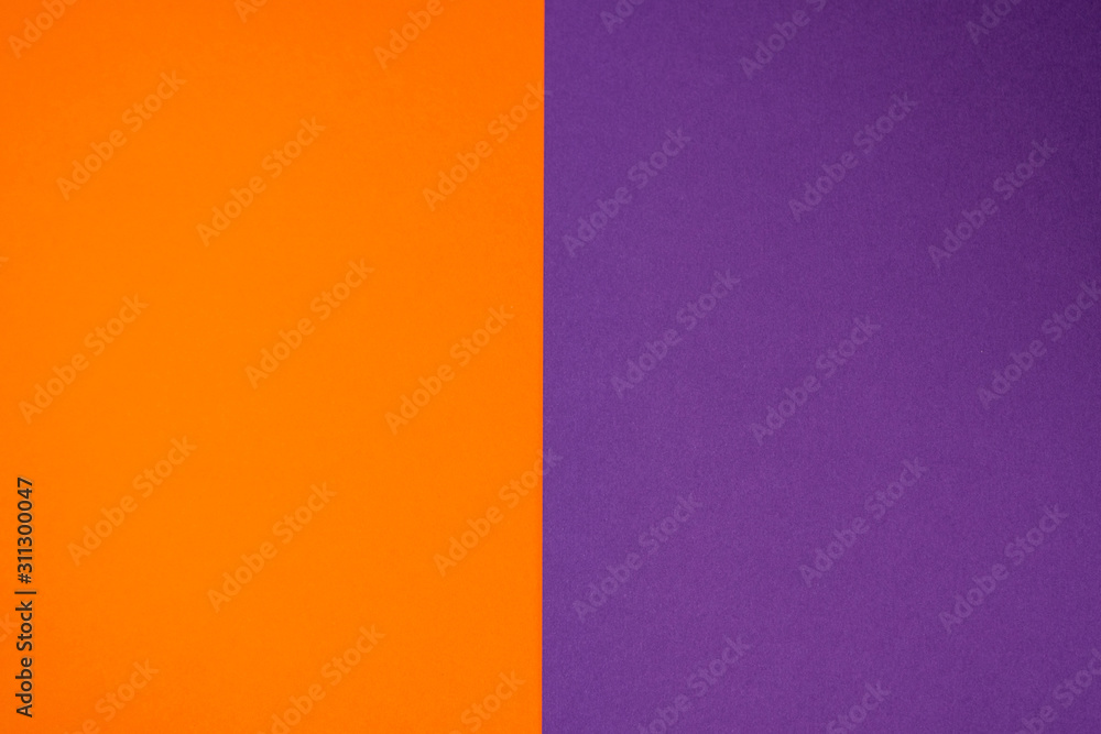 cardboard, orange and purple color