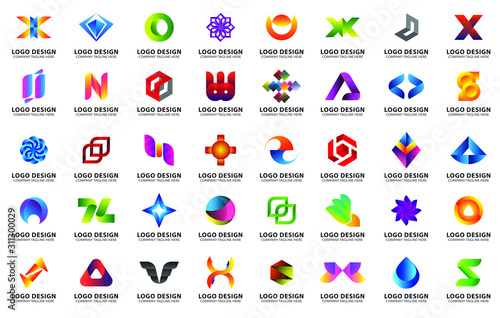 Vector Minimal Abstract Logo Collection