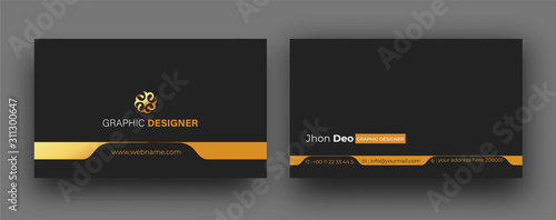 Modern Business Card - Creative and Clean Business Card Template.