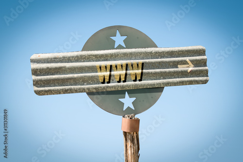 Street Sign to WWW