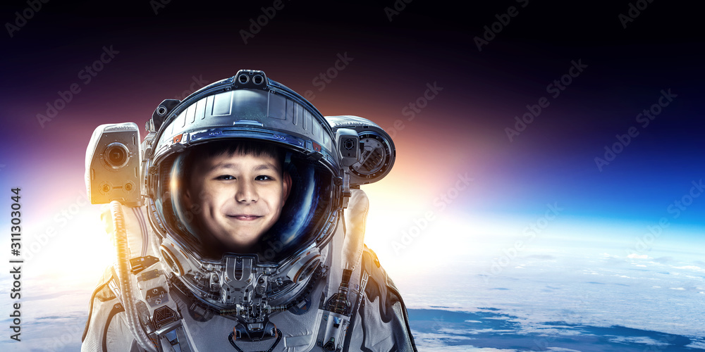 Exploring outer space. Mixed media Exploring outer space. Mixed media