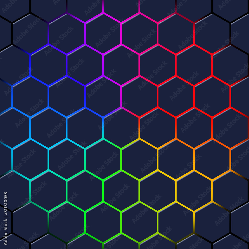 technological background in the style of bee honeycombs technological background in the style of bee honeycombs