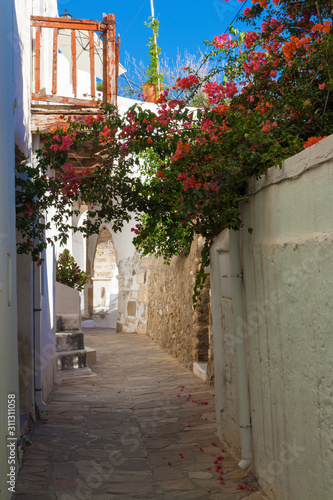 In the old city of Naxos in Greece