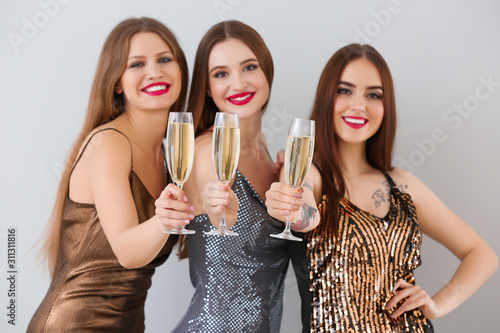 Beautiful young women with ...