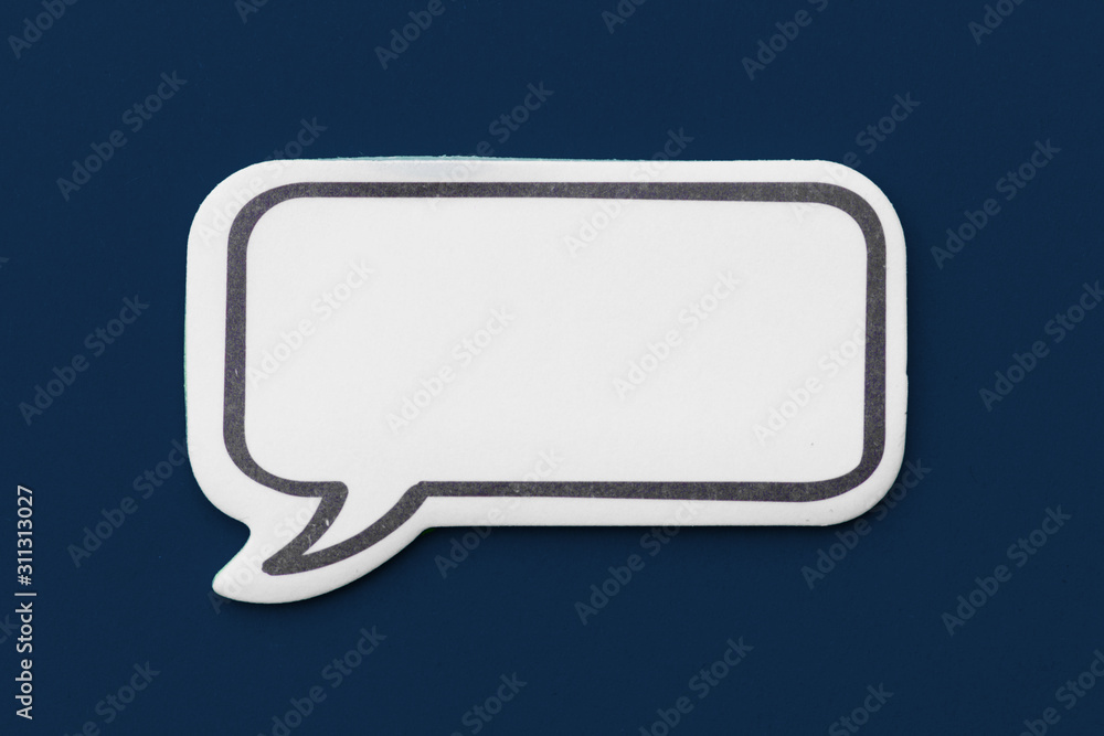Social Media Chat Concept. Blank empty chat bubble for text Social Media Chat Concept. Blank empty chat bubble for text