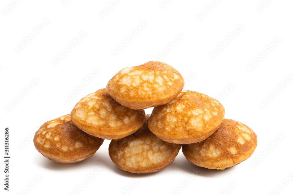 small pancakes Isolated