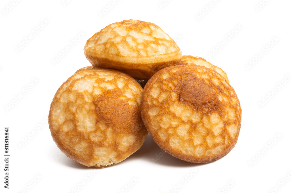 small pancakes Isolated