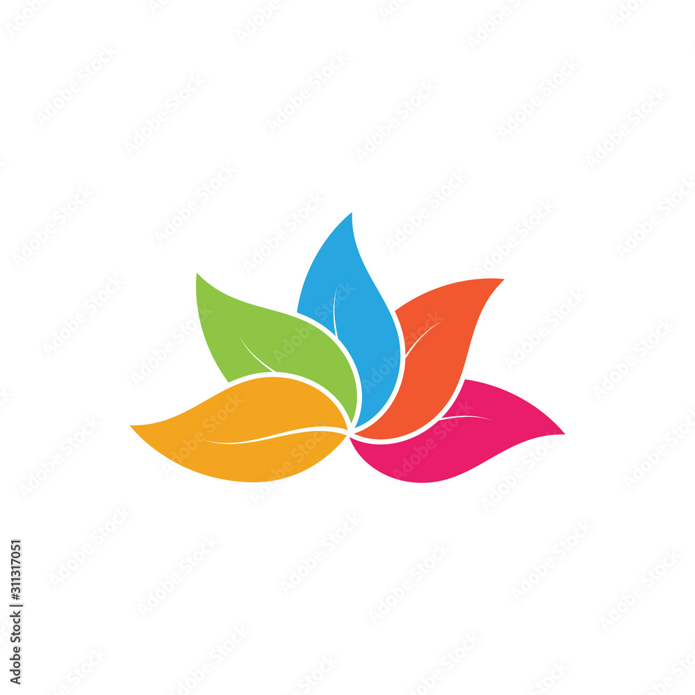Fototapeta premium Beauty Vector flowers design logo Template