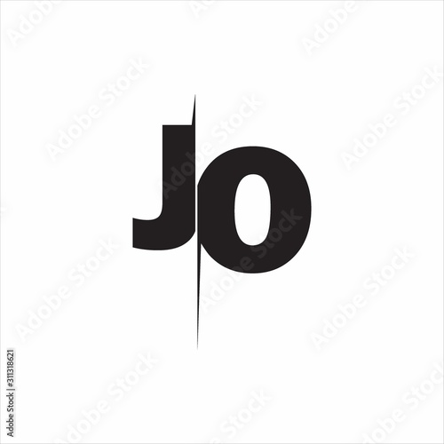 JO Logo Letters white background