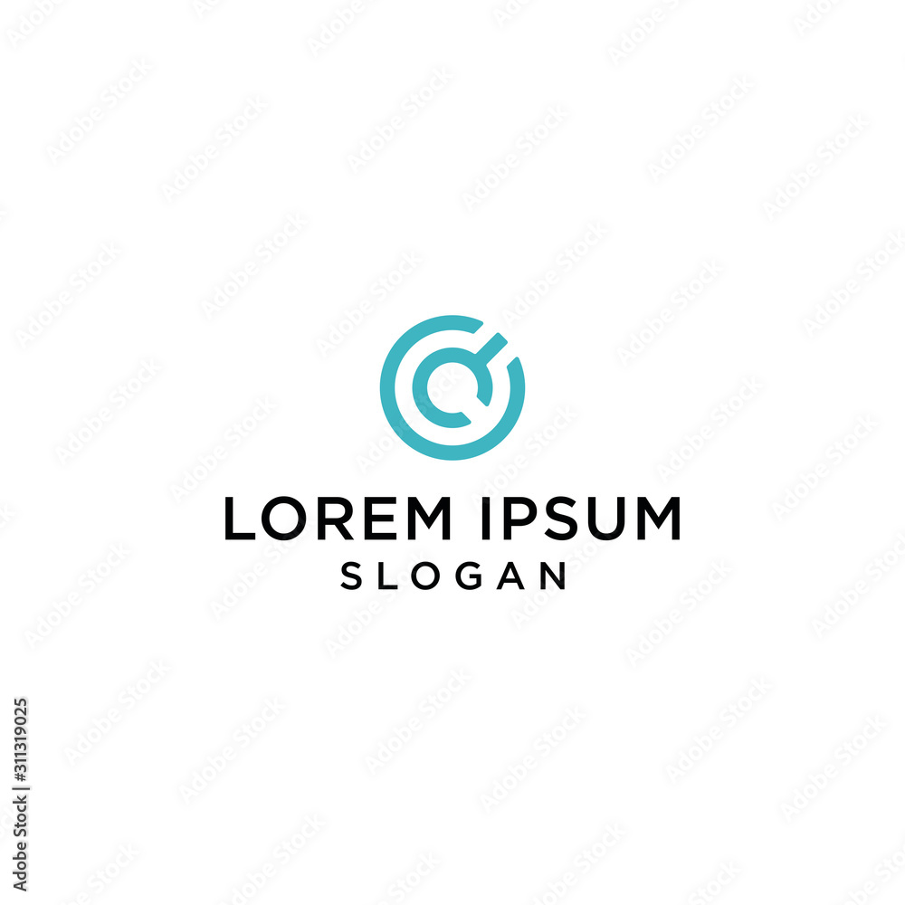 C letter logo simple premium