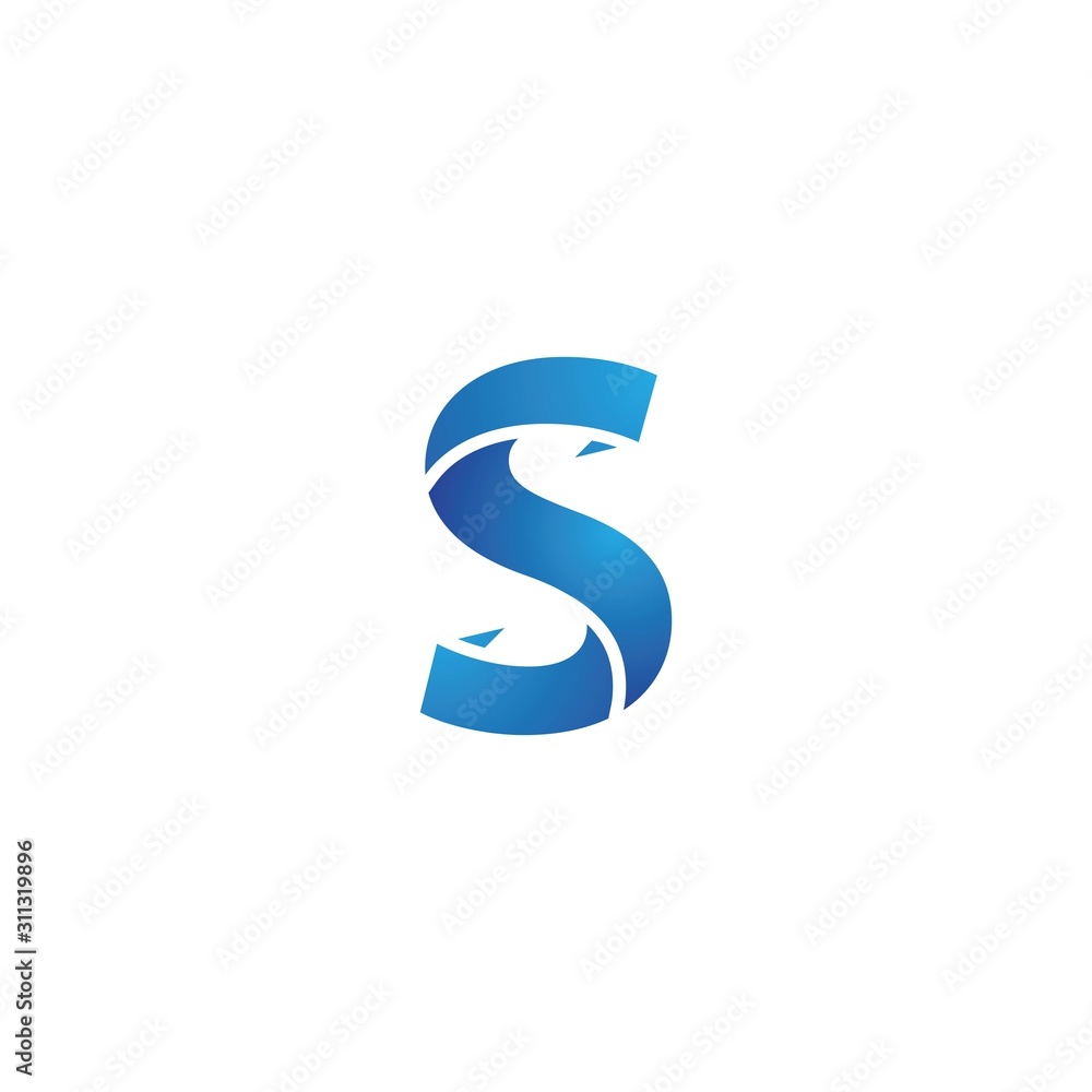Business S letter logo design Business S letter logo design