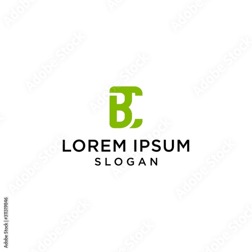 B logo creative simple premium
