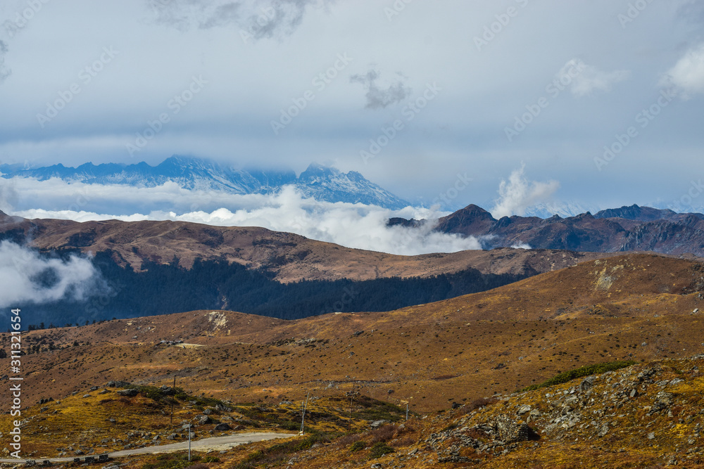 view of mountains