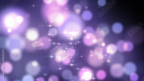 Beautiful festive background made of circles and stars..