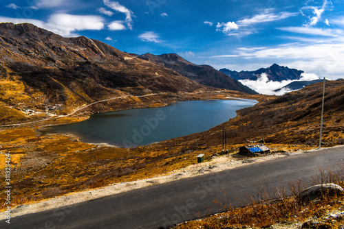 zuluk elephant lake in the mountains