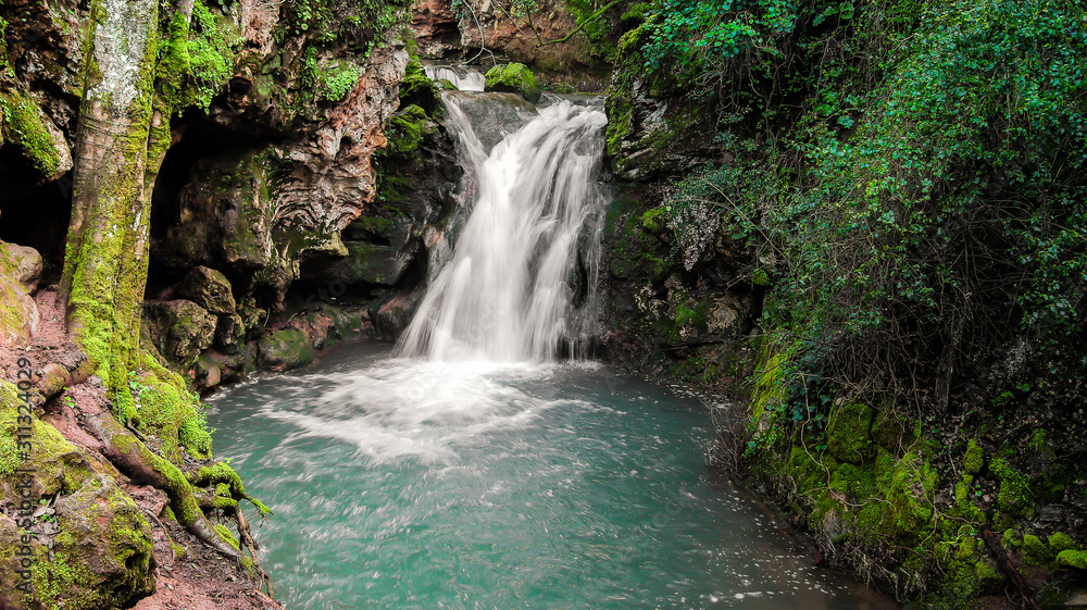 Waterfall in Mill Creek,Andalucia