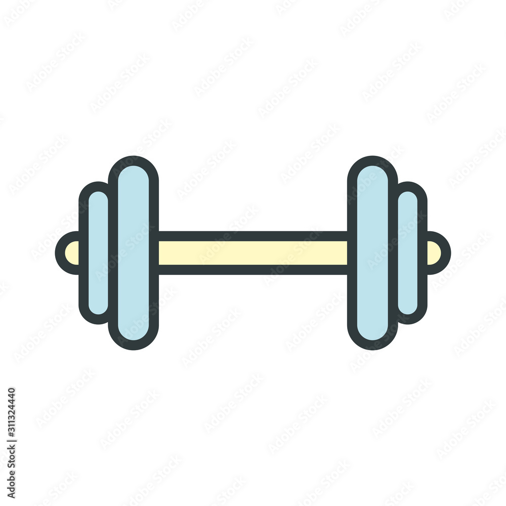 Dumbbell icon vector design templates Dumbbell icon vector design templates