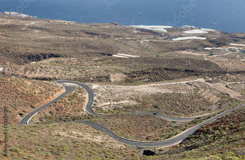 Road of Tenerife island, Spain
