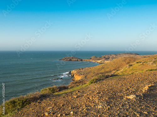 Turtle stone in the Guajira in Colombia