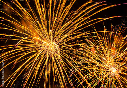 Nice, colorful fireworks ab...