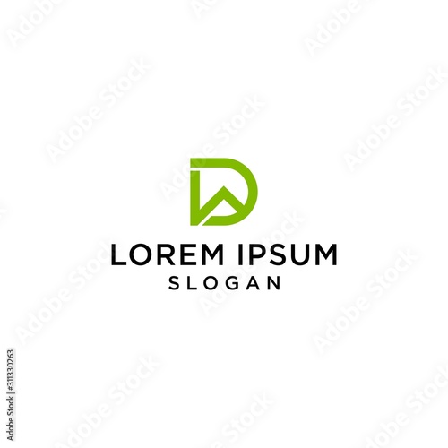 D logo creative premium