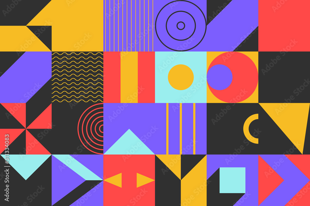 Abstract Pattern Design Elements