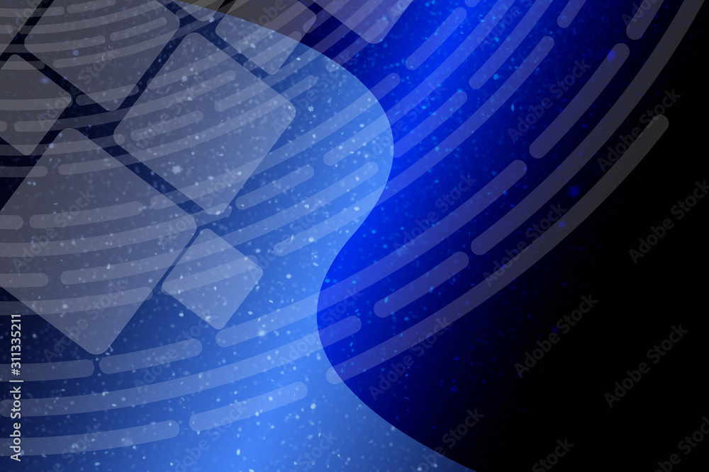 Naklejka premium abstract, blue, design, light, wallpaper, technology, pattern, digital, illustration, tunnel, art, texture, internet, computer, concept, data, fractal, shape, backdrop, 3d, motion, black, backgrounds