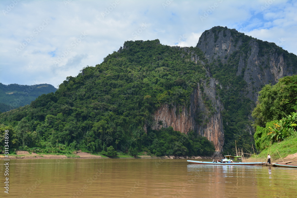Fototapeta premium Mekong Luang Prabang Laos