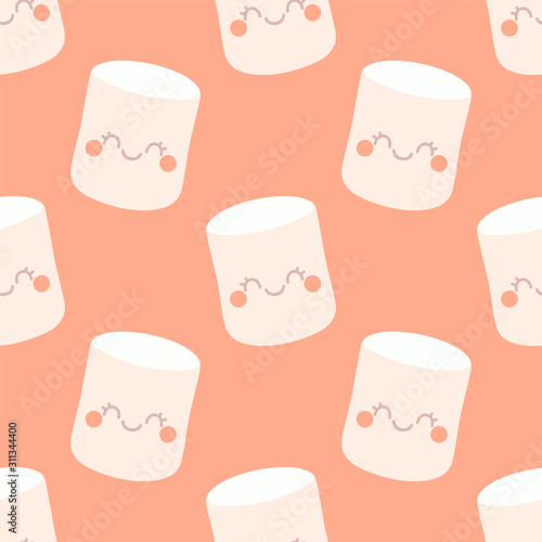 Cute marshmallow pattern