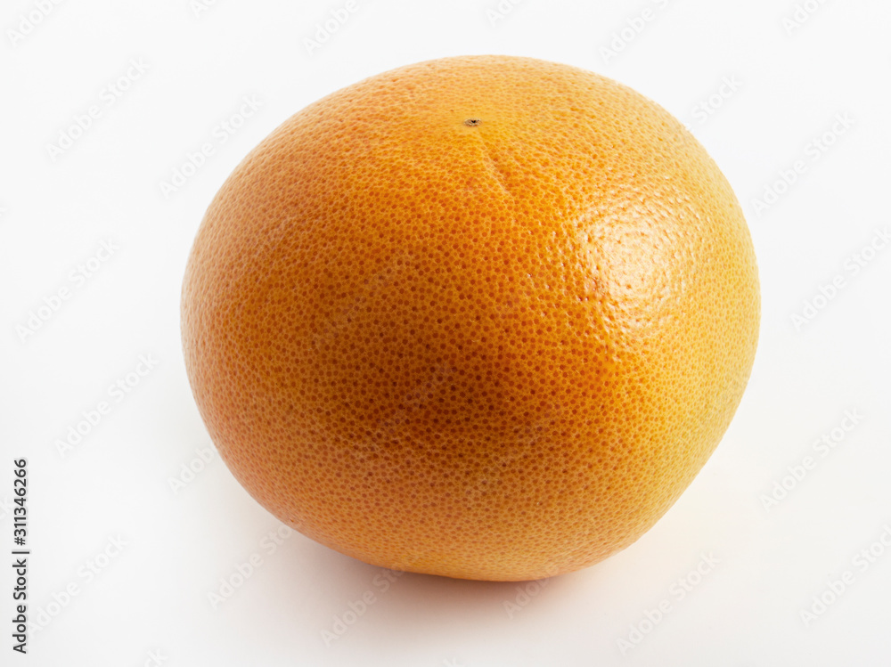 Citrus paradisi fruit isolated on white background Citrus paradisi fruit isolated on white background
